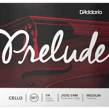 D'Addario Prelude Cello Strings Set - 1/4 Size