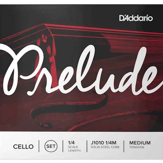 D'Addario Prelude Cello Strings Set - 1/4 Size