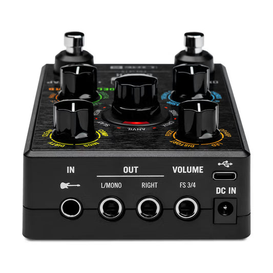 Line 6 POD Express Compact Guitar Multi Effect Pedal - Black Edition Perth Plugs