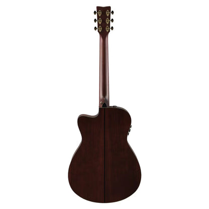 Yamaha TAS3 C Transacoustic Guitar - Sand Burst Gloss back