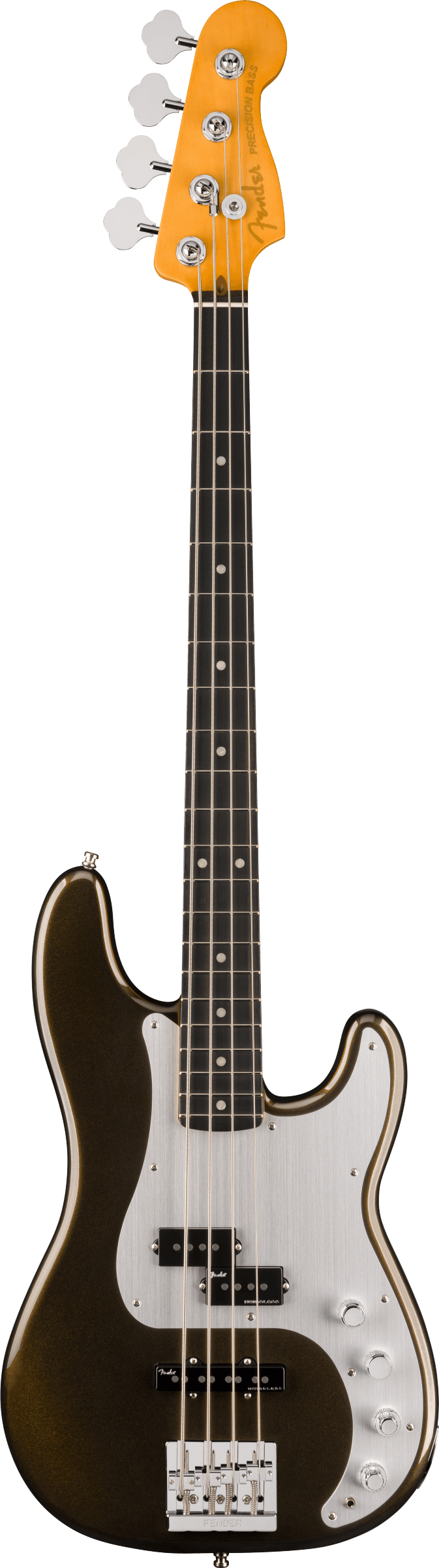 Fender American Ultra II Precision Bass - Texas Tea-BASS GUITAR-Joondalup Music Centre