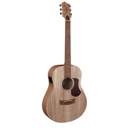 Pratley SL Mini Solid Top Qld Blue Fig, Layered Maple Back & Sides w/pickup