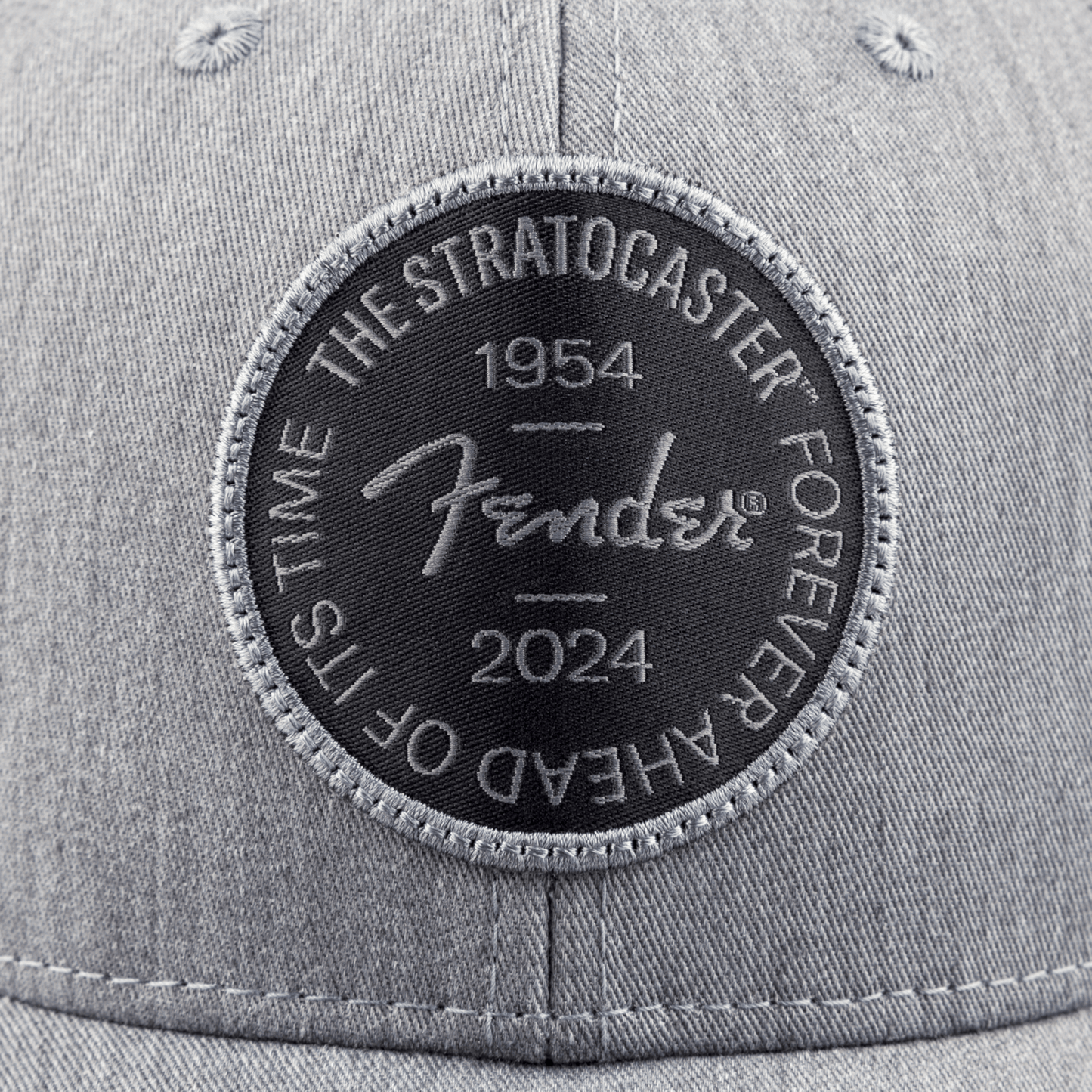 Fender Stratocaster 70th Anniversary Badge Hat - Gray - APPAREL - [shop-name]