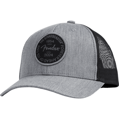 Fender Stratocaster 70th Anniversary Badge Hat - Gray - APPAREL - [shop-name]