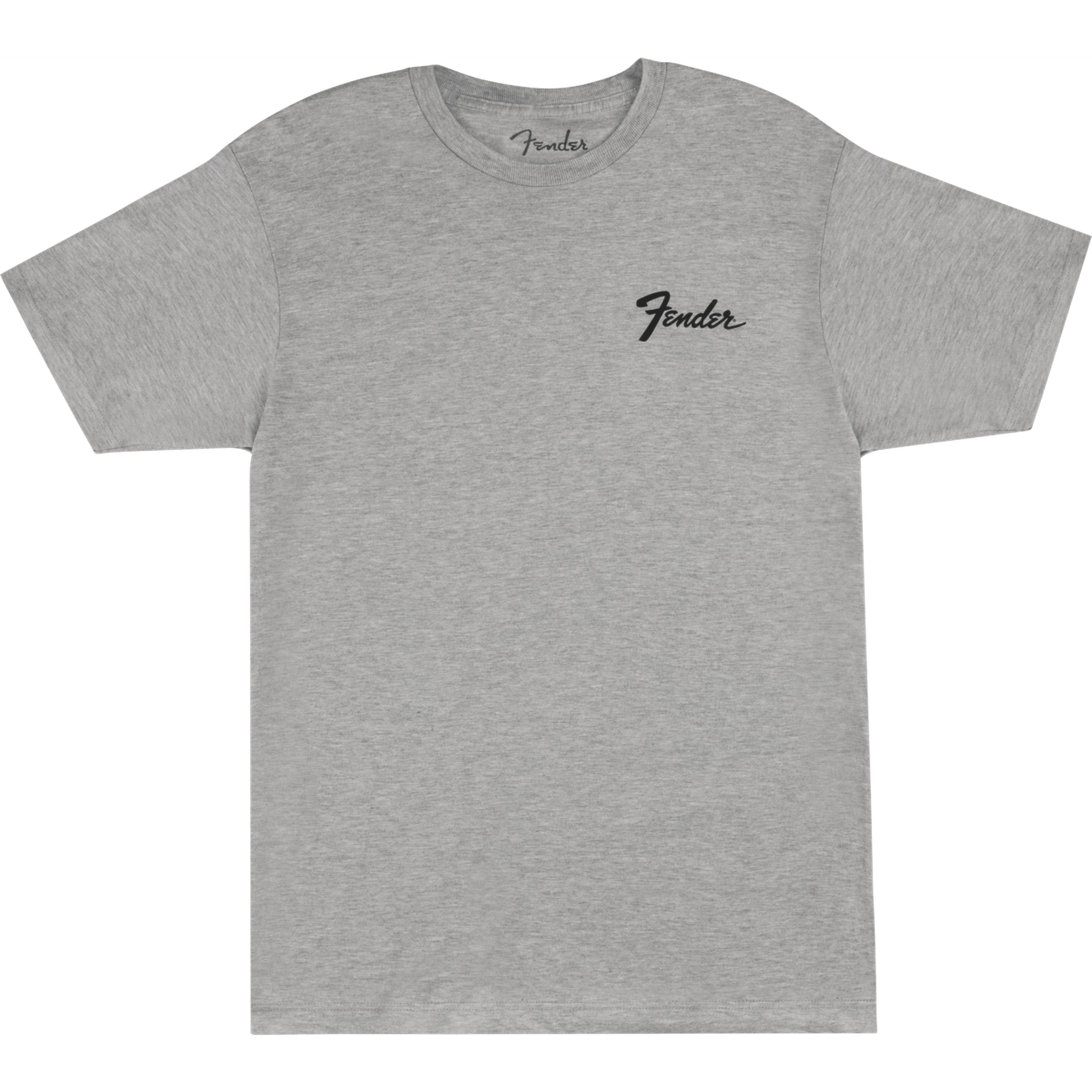 Fender Transition Logo Tee T-Shirt Athletic Gray - Large - APPAREL - [shop-name]