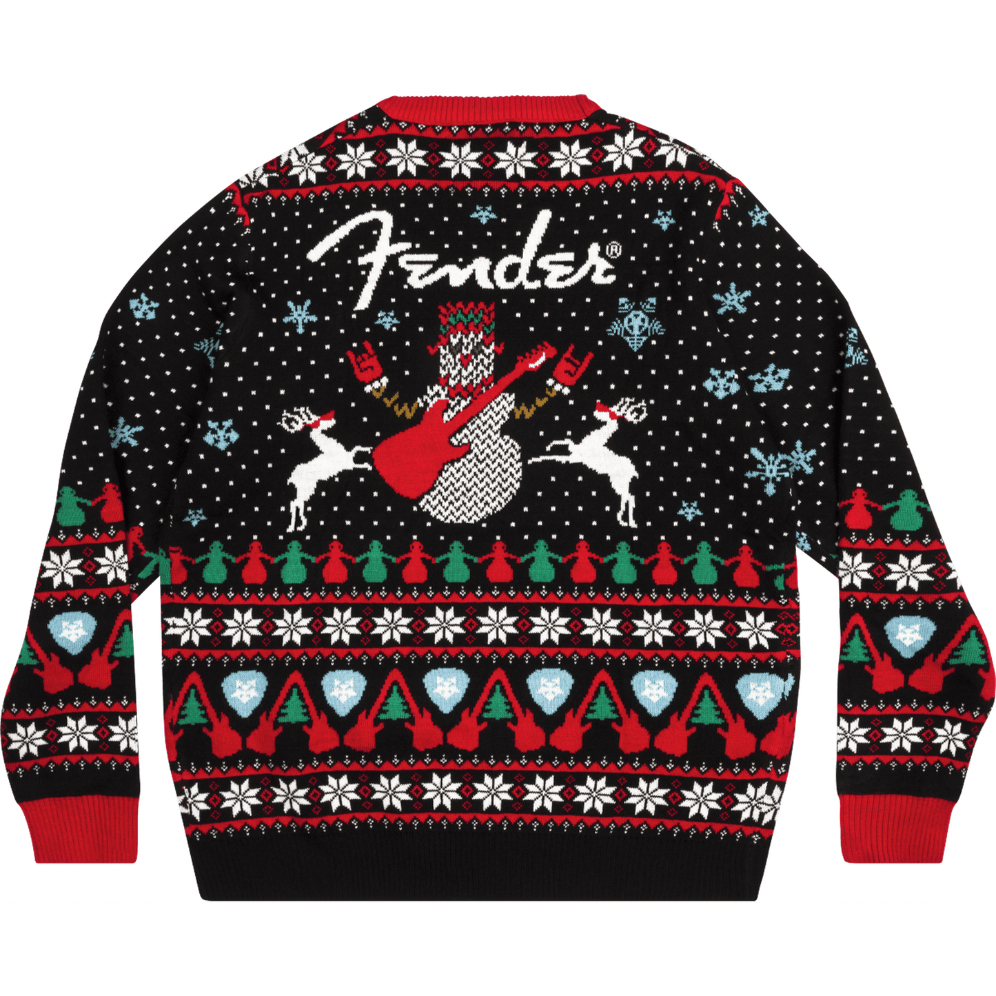 Fender Ugly Xmas Sweater - Black - XL - Joondalup Music Centre