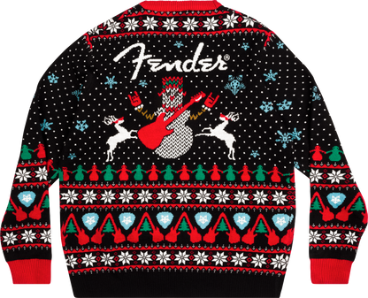 Fender Ugly Xmas Sweater - Black - XL - Joondalup Music Centre