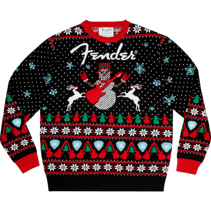 Fender Ugly Xmas Sweater - Black - XL - Joondalup Music Centre