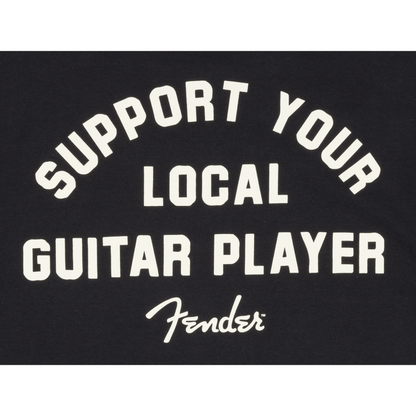 Support Your Local Guitar Player Tee - Black - XL