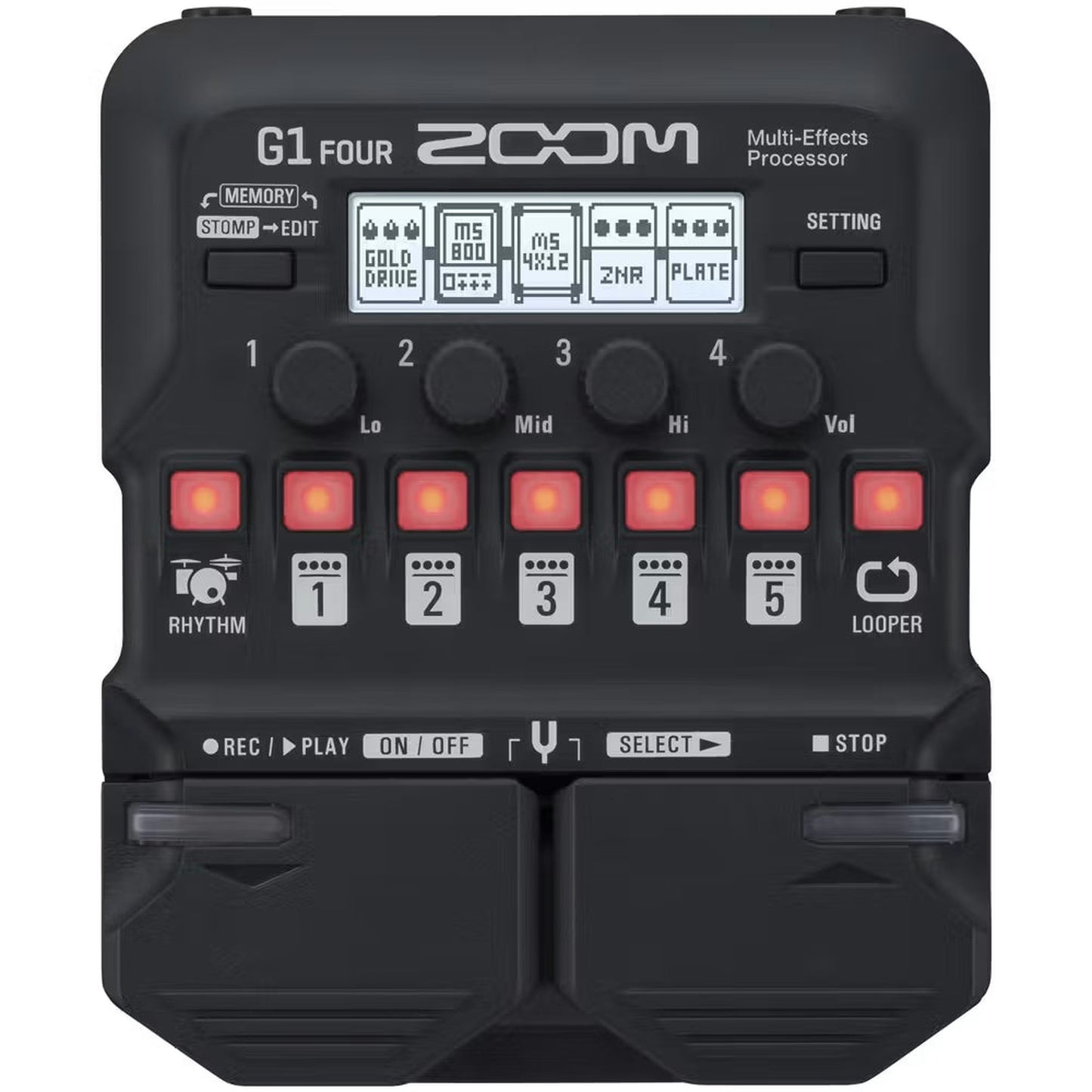 Zoom G1 FOUR Guitar Multi-Effects Pedal