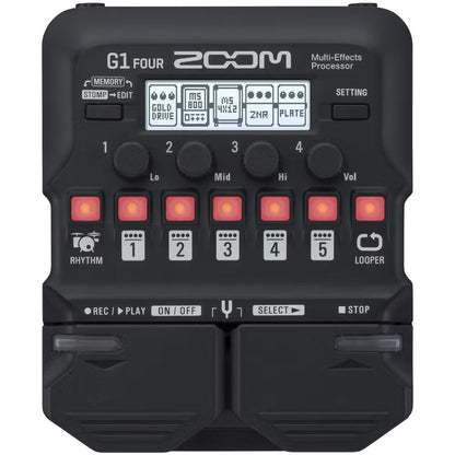 Zoom G1 FOUR Guitar Multi-Effects Pedal