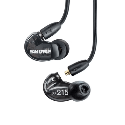 Shure SE215 Sound Isolating Earphones - Black-IN EAR MONITORS-Joondalup Music Centre