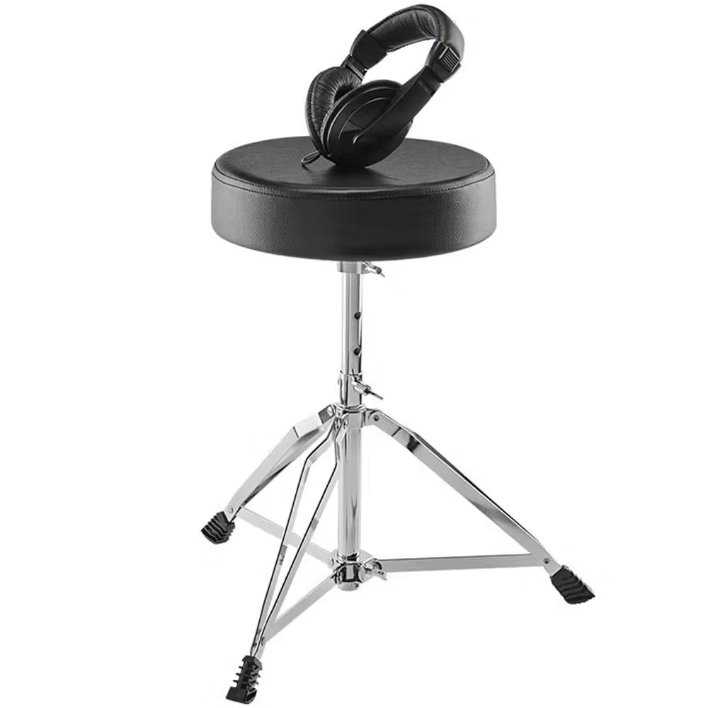 Alesis Drum Essentials Headphones & Drum Throne Pack