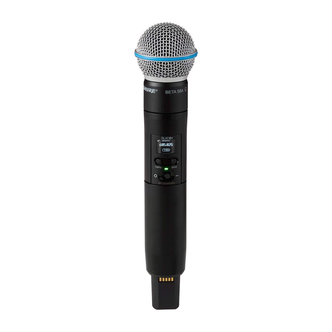 Shure SLXD24D+ B58 H58 Wireless Digital Handheld System Dual Channel