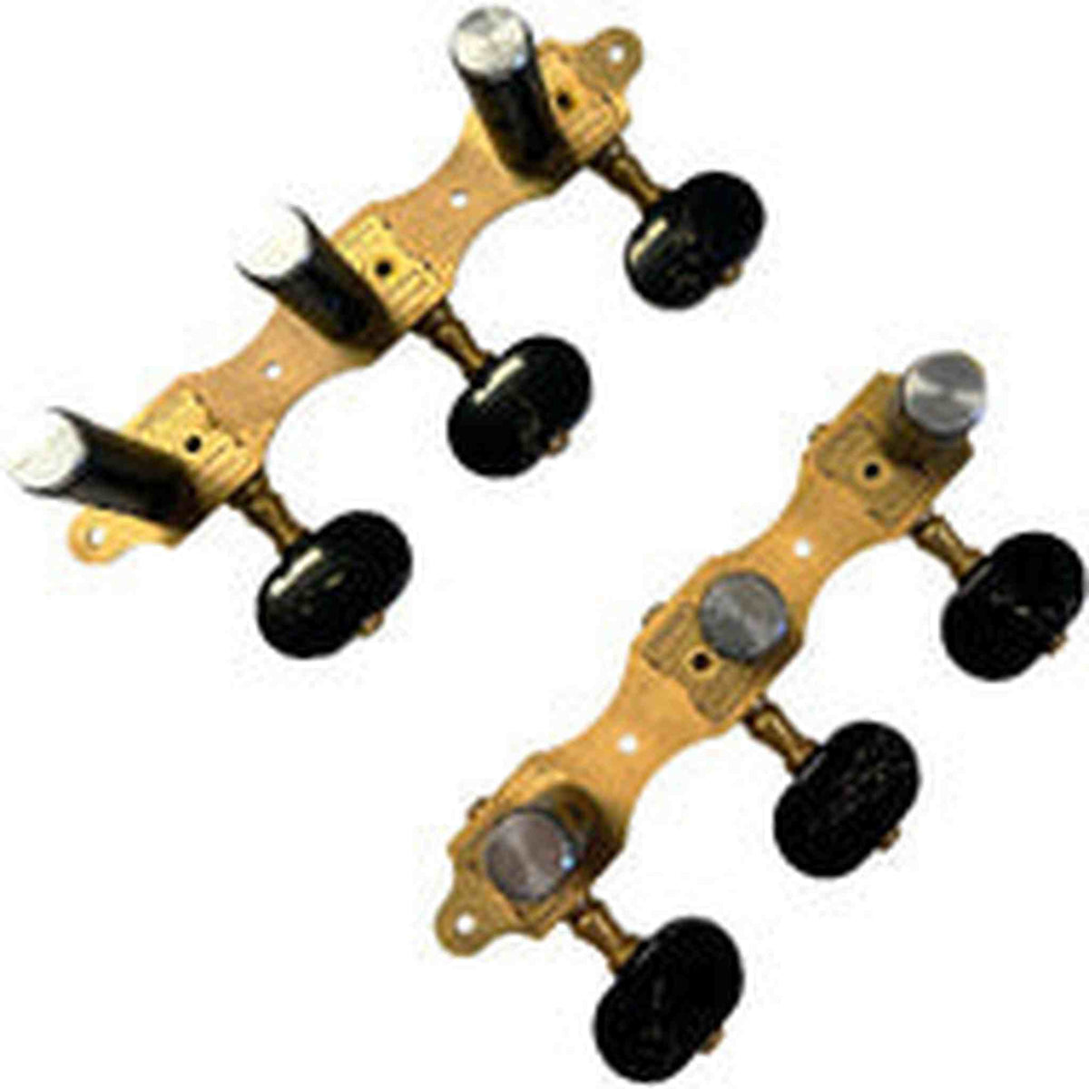 Gotoh 35ARB510-QC Classical Guitar Tuning Machines on Decorative Plate in Matt Gold Finish (3+3)