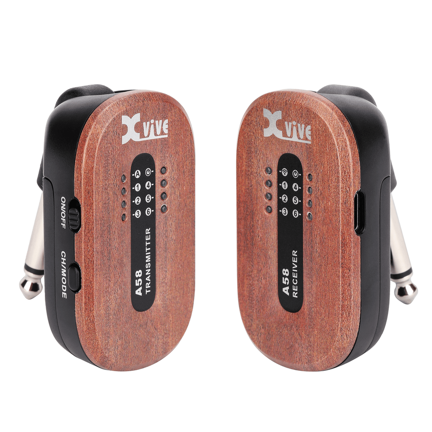 Xvive A58 Wireless Guitar System - Mahogany