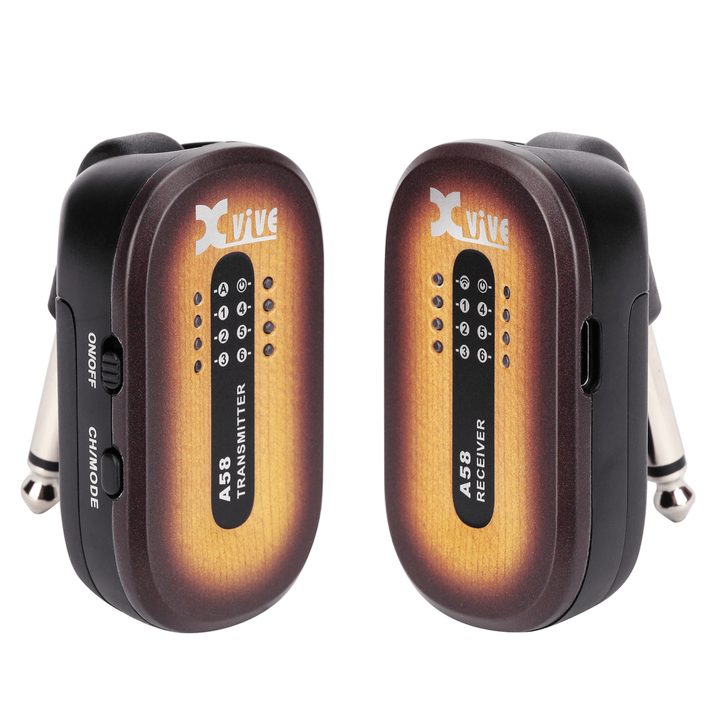 Xvive A58 Wireless Guitar System - Sunbrst
