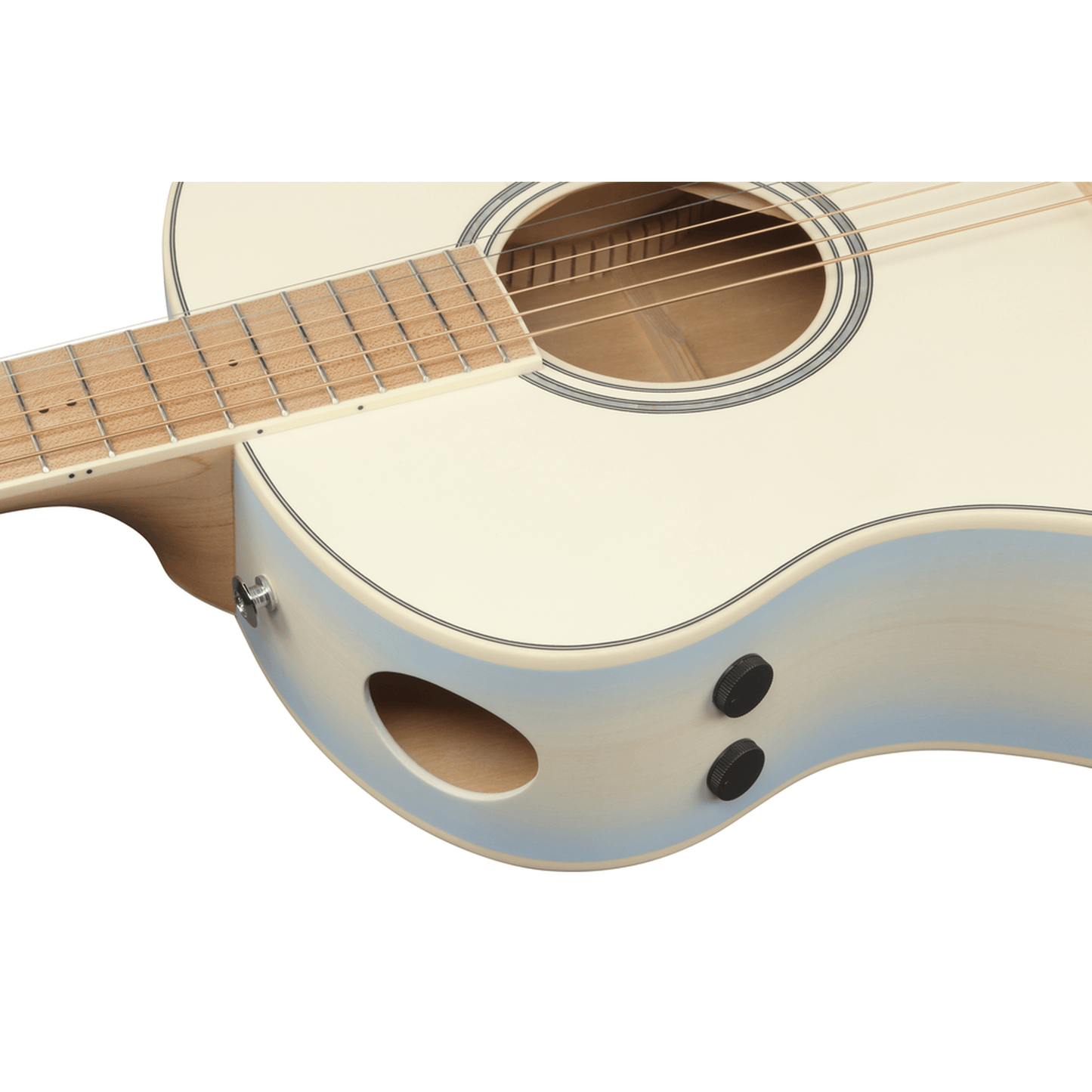 Ibanez AAM370M2E Accpustic Guitar - Antique White Ice Blue
