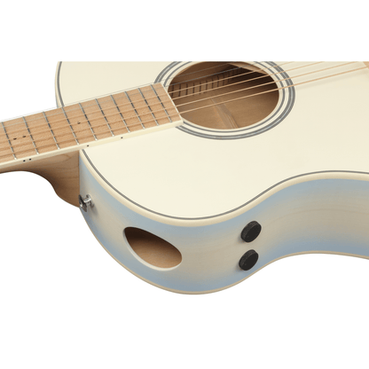 Ibanez AAM370M2E Accpustic Guitar - Antique White Ice Blue