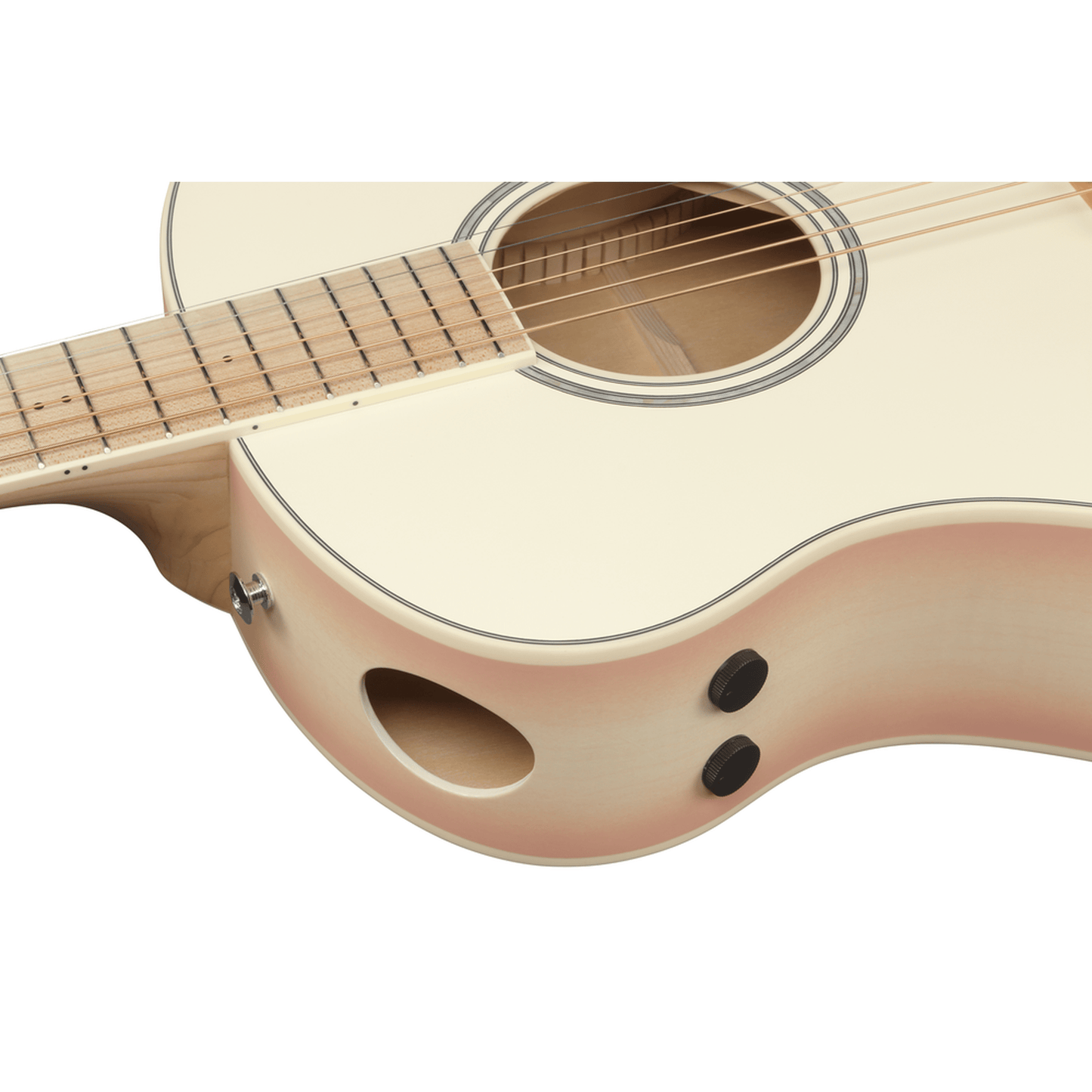 Ibanez AAM370M2E Acoustic Guitar - Antique White Peach Fuzz