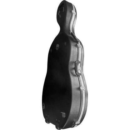 MBT ABS 4/4 Size Cello Case with Wheels - Black