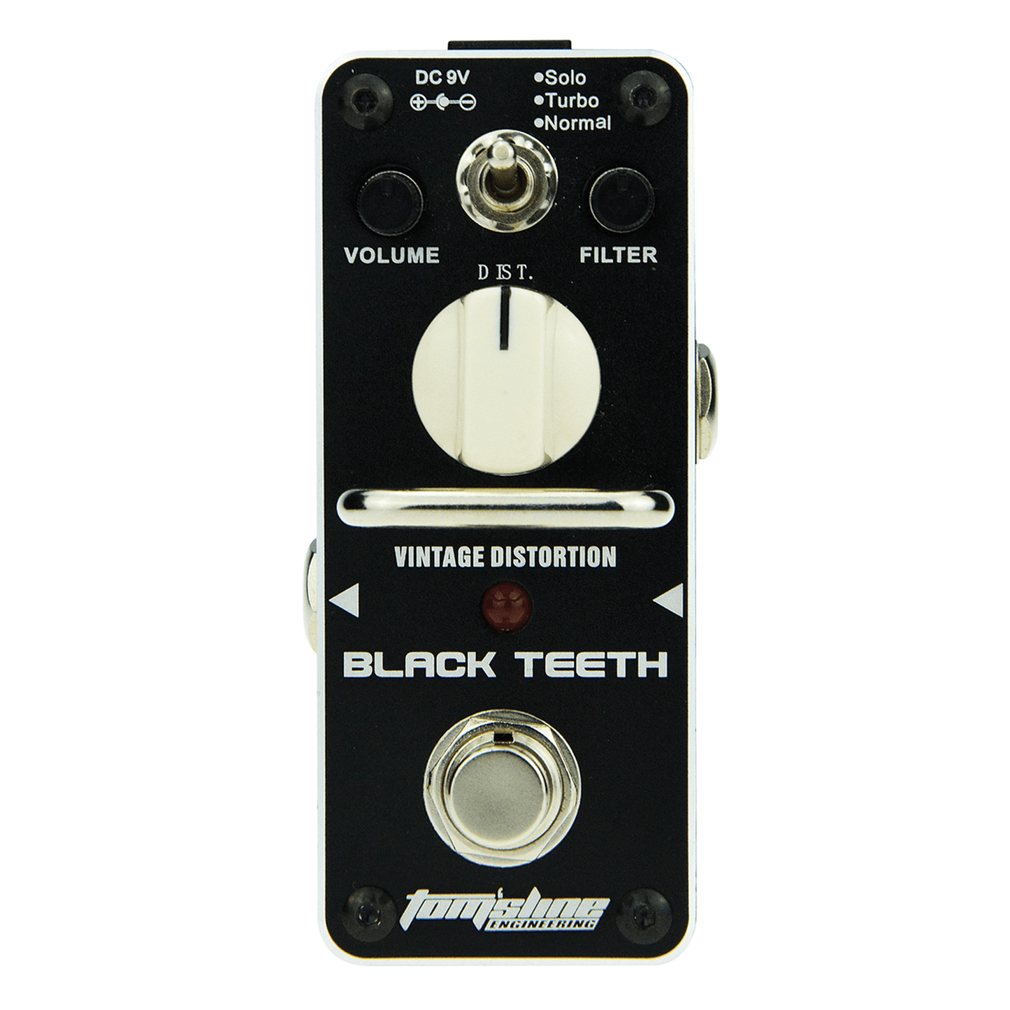 Toms Line ABT-3 Black Teeth Distortion Mini Effects Pedal - Joondalup Music Centre