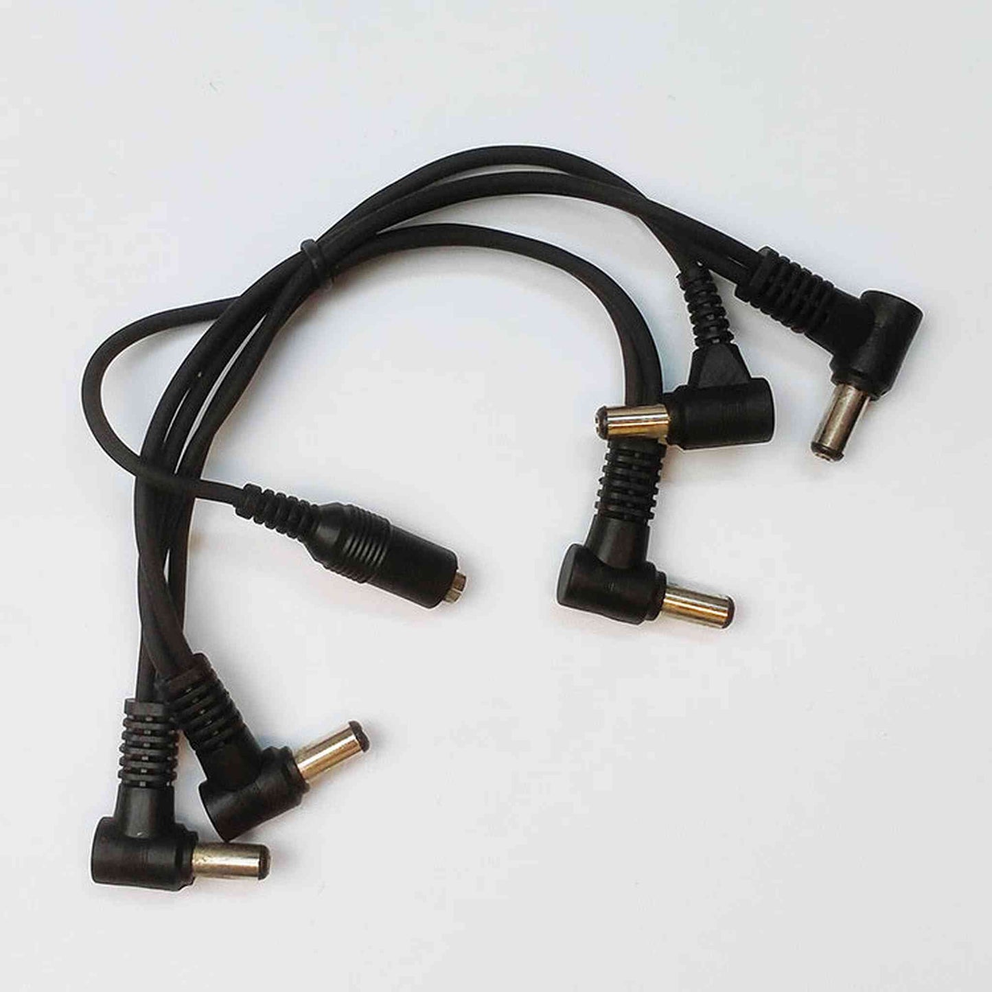 Leem Power to 5-Pedals Daisy Chain Cable with Angled Plugs