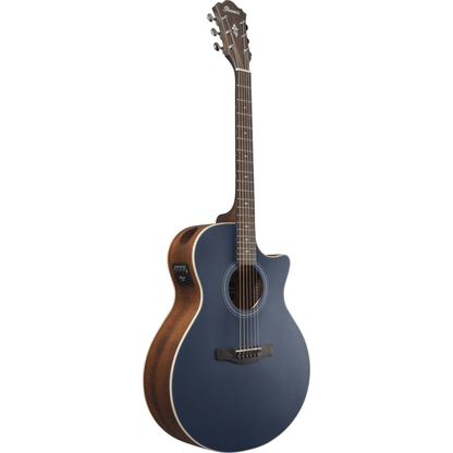 Ibanez AE100 DBF Acoustic Guitar - Dark Tide Blue Flat - Joondalup Music Centre