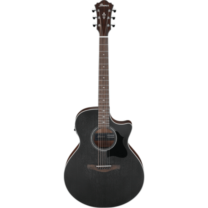 Ibanez AE140WKH Acoustic Guitar - Weathered Black - Open Pore - ACOUSTIC GUITAR - [shop-name]