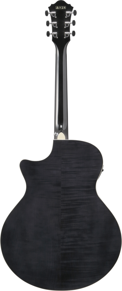 Ibanez AE170 Transparent Black High Gloss Acoustic Guitar