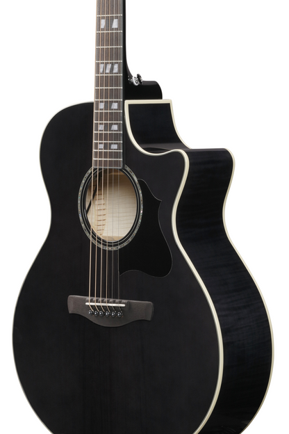 Ibanez AE170 Transparent Black High Gloss Acoustic Guitar