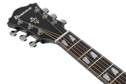 Ibanez AE170 Transparent Black High Gloss Acoustic Guitar