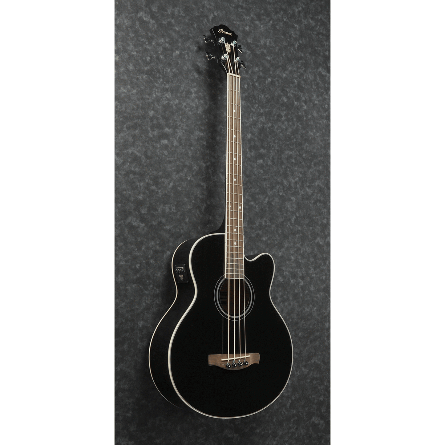 Ibanez AEB8E BK Acoustic Bass Guitar - Black - Joondalup Music Centre