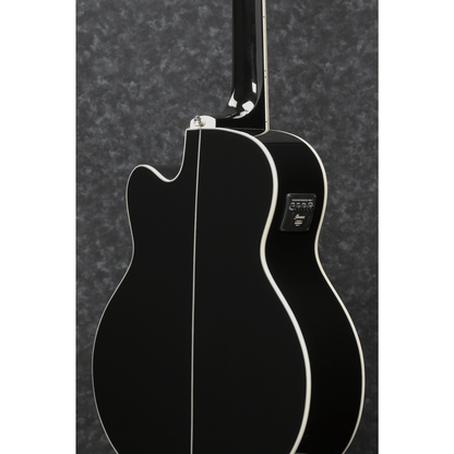 Ibanez AEB8E BK Acoustic Bass Guitar - Black - Joondalup Music Centre