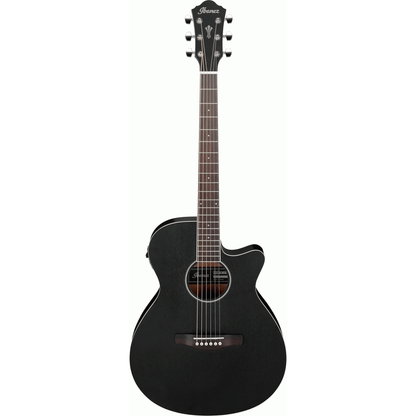 Ibanez AEG7MH Acoustic Guitar - Weatherd Black Open Pore