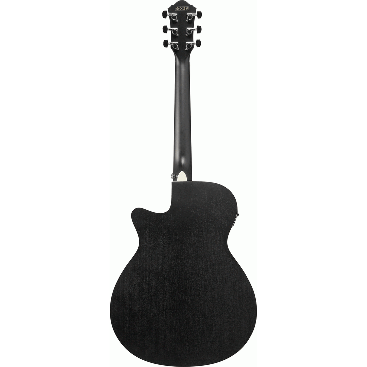 Ibanez AEG7MH Acoustic Guitar - Weatherd Black Open Pore