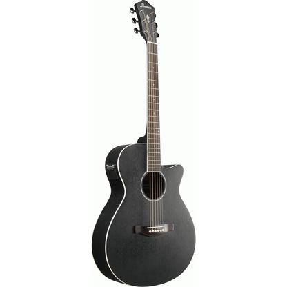 Ibanez AEG7MH Acoustic Guitar - Weatherd Black Open Pore