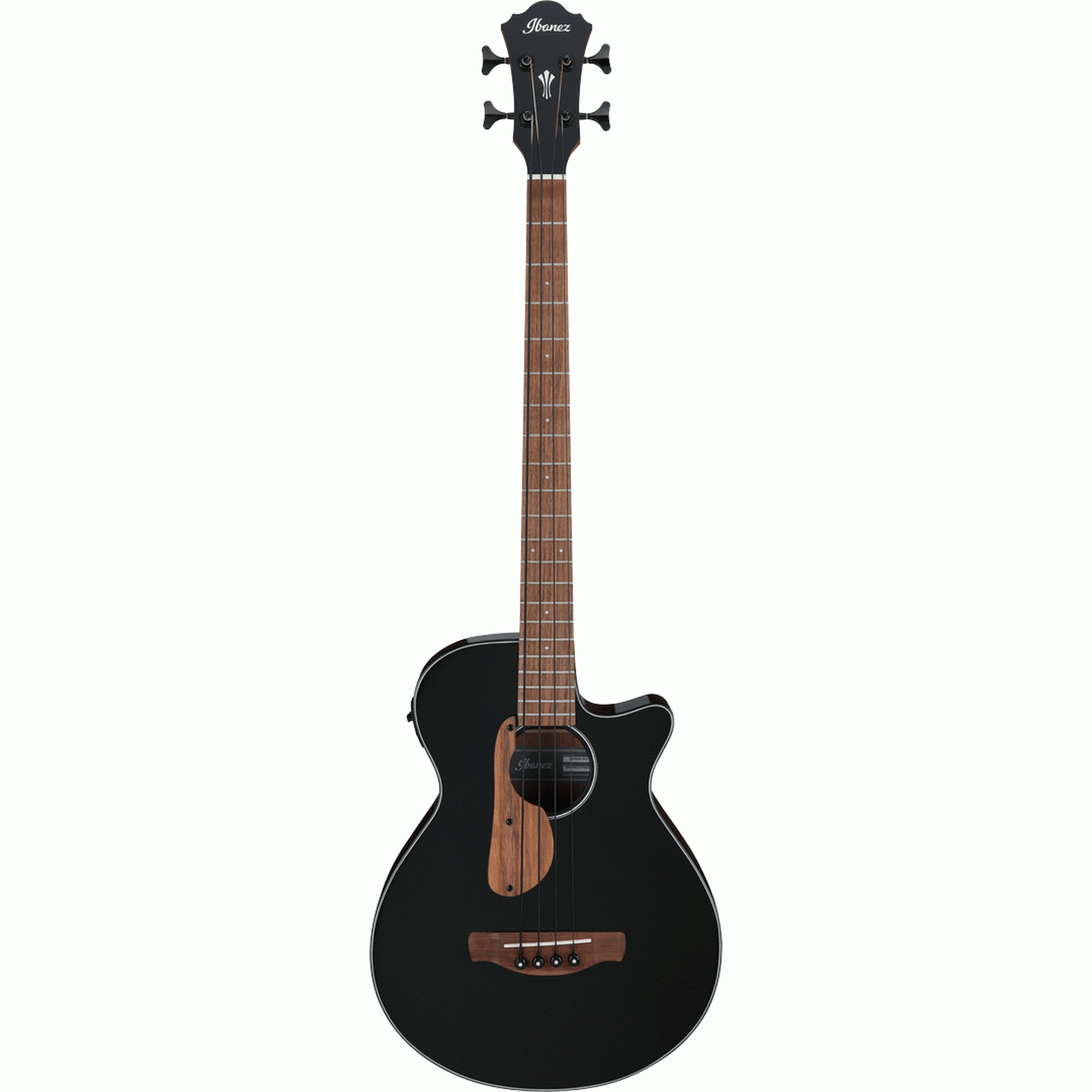 Ibanez AEGB24E Acoustic Bass - Black High Gloss - Joondalup Music Centre