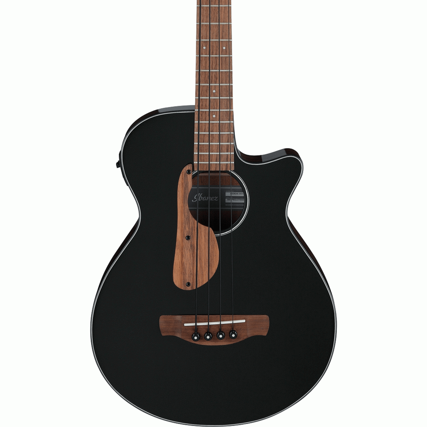 Ibanez AEGB24E Acoustic Bass - Black High Gloss - Joondalup Music Centre