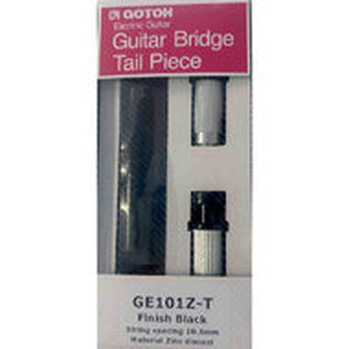 Gotoh GE101ZT Series Stop Tailpiece in Black Finish