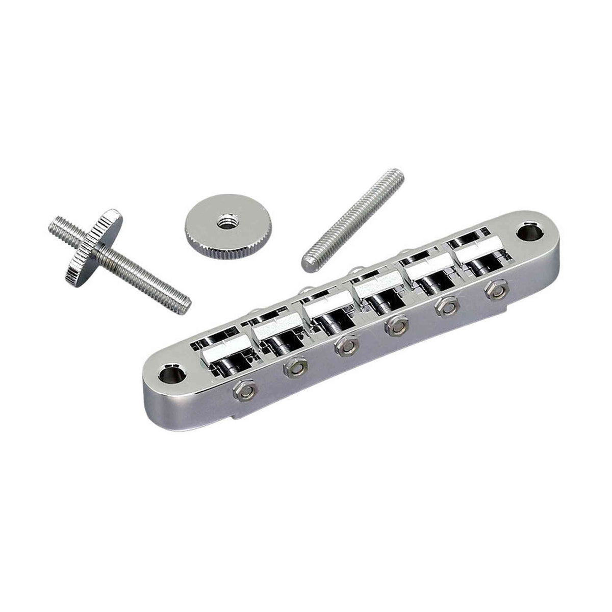 Gotoh GE103B Tune-O-Matic Electric Guitar Bridge (Nashville) in Chrome Finish