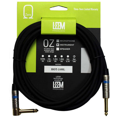 Leem 10ft Hotline 1/4" Straight - 1/4" RA Cable - 10ft