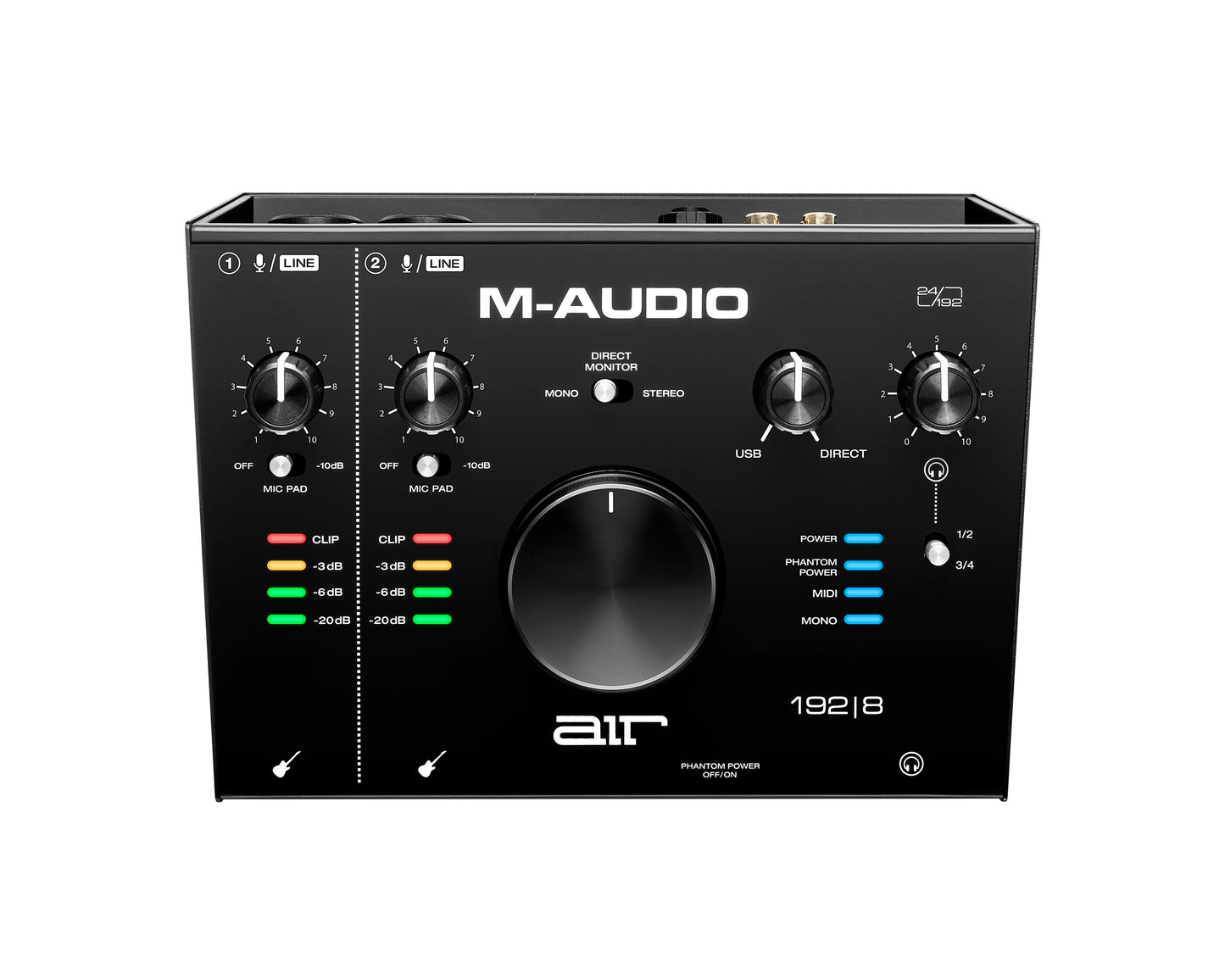 M-Audio Air 192/8 USB 2x4 Audio Interface Monitoring with Midi
