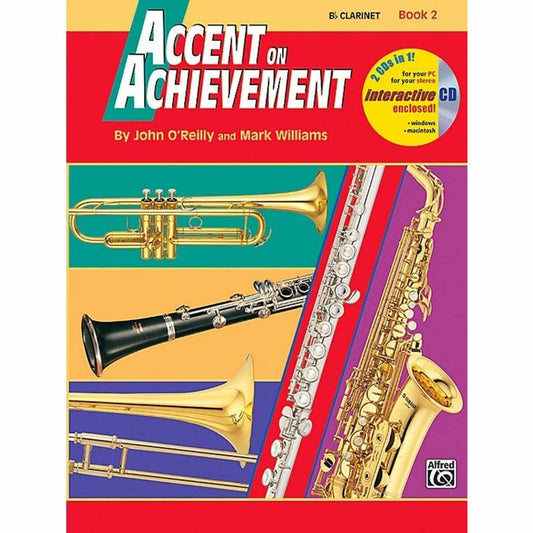 Accent On Achievement Bk 2 - Clarinet-BOOKS-Joondalup Music Centre