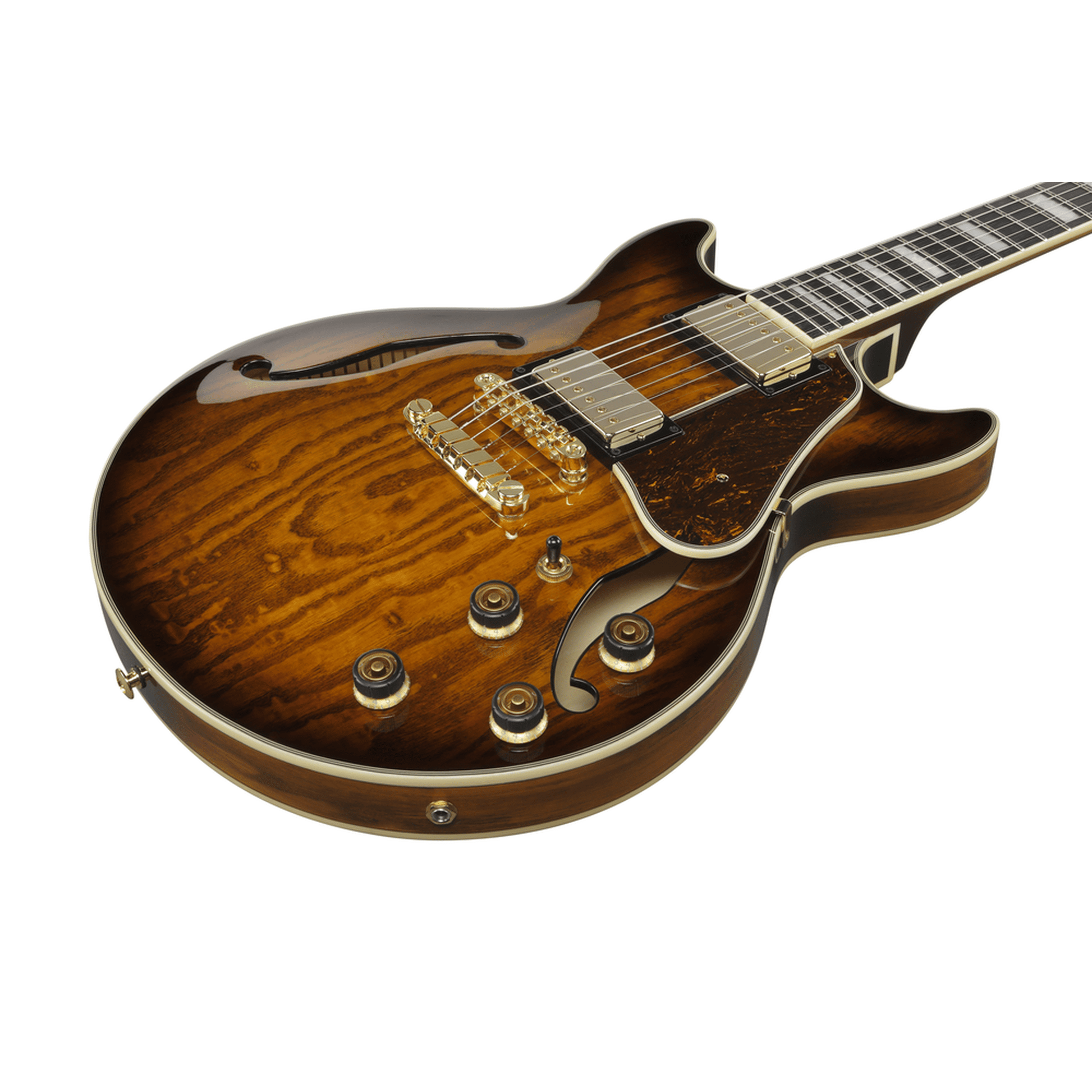 Ibanez AM93QA Electric Guitar - Vintage Violin High Gloss Body