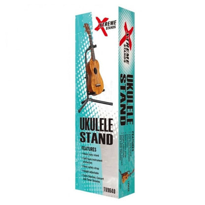 Xtreme TV9640 Heavy-Duty Height-Adjustable Ukulele Stand - Joondalup Music Centre