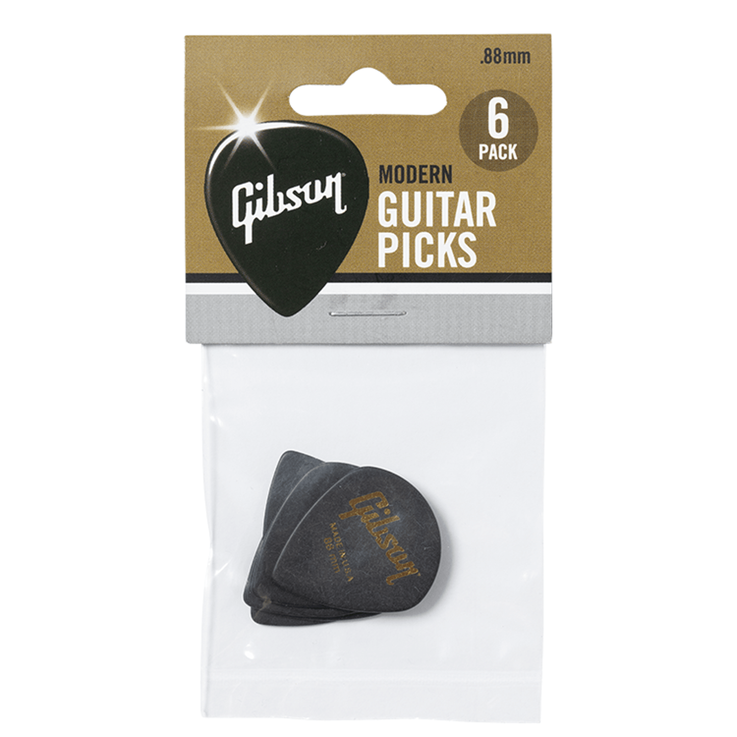 Gibson Modern Guitar Picks 6-Pack .88mm - PICK - [shop-name]