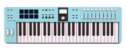Arturia KeyLab Essential MK3 49-Key Keyboard Controller - Aquamarine
