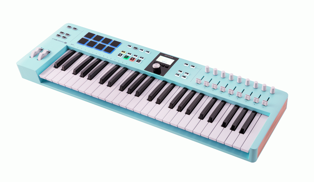 Arturia KeyLab Essential MK3 49-Key Keyboard Controller - Aquamarine
