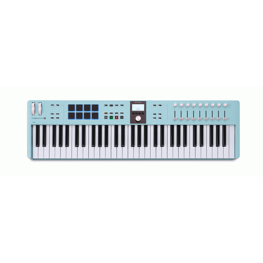 Arturia KeyLab Essential MK3 61-Key Keyboard Controller - Aquamarine